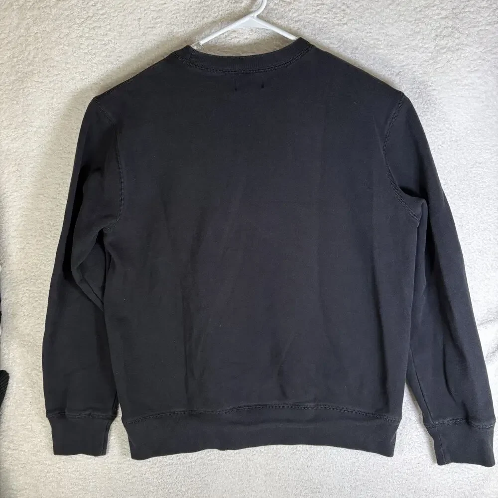Vintage Ralph Lauren Polo Jeans Sweatshirt Mens XL Black RL Flag Crewneck